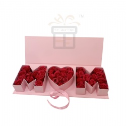 In Stock Luxury Flower Box for Mothers' 's Day Florist Supply and Materials Mom Flower Box Package